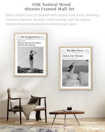 16x20in Where Men Get the Audacity Framed Newspaper Wall Art