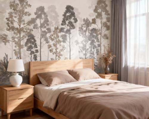 Tropical Jungle Peel and Stick Wallpaper Trees Walls Mural