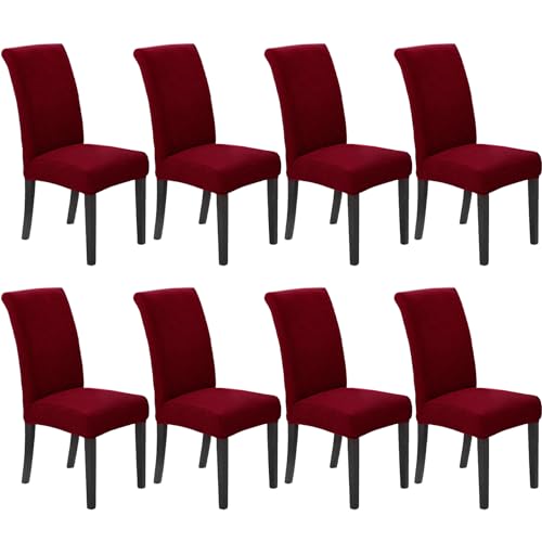 Stretch Chair Covers for Dining Room Set of 8