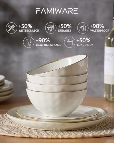 Ocean Round Dinnerware Sets for 4 (6 Count)