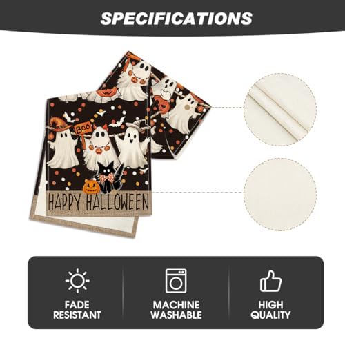 210 GSM Halloween Table Runner Home Party Decor 13x72 Inch