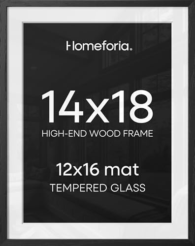 14x18 Black Oak Picture Frame (2 Count)