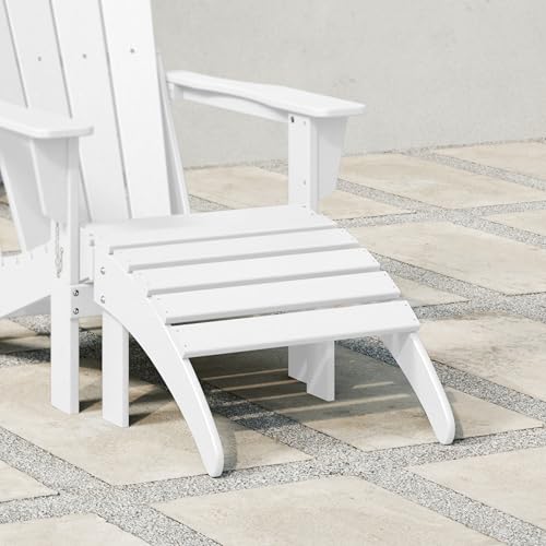 Outdoor Patio Adirondack Ottoman Foot Rest