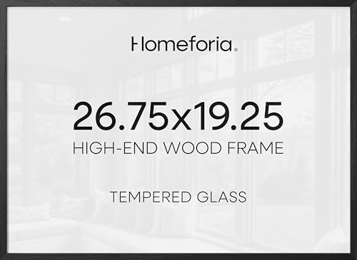26.75x19.25 Black Oak Puzzle Picture Frame