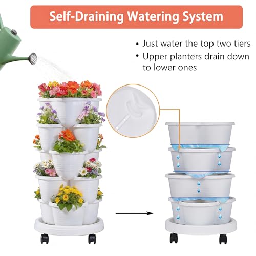 5 Tier Vertical Garden Planter (5 Count)