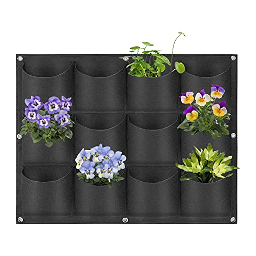 12 Pockets Hanging Planter Bags (12 Count)