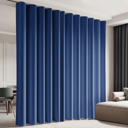 Room Divider Blackout Curtain Track Curtains Wall Dividers Panels Screen for Living Rooms Bedroom Office Privacy Partition Separation