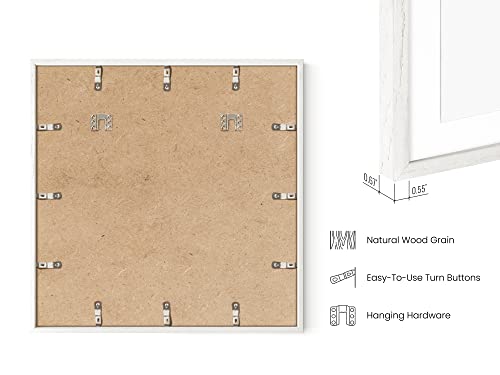 White Oak Wood 20x20 Picture Frames
