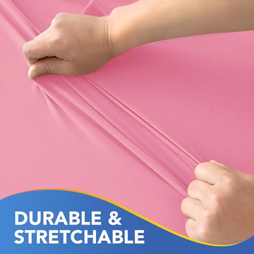 Fitted Tablecloth for 6 Foot Rectangle Tables (4 Count)