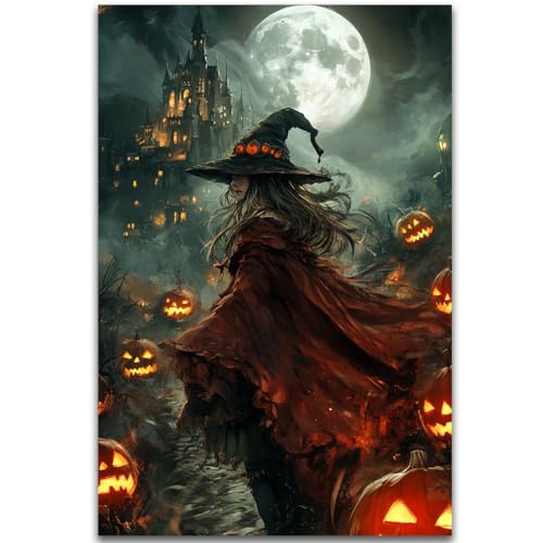 Dark and Moody Gothic Witch Poster Wall Art