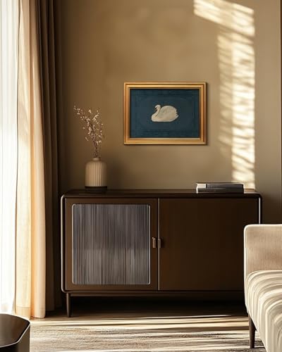 Vintage Gold Framed Wall Art for Living Room