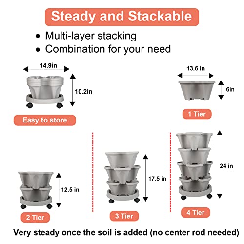 Vertical Planter Tower (2 Count)