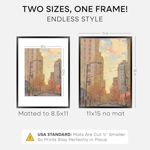 11x15 Black Picture Frame