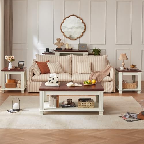 Farmhouse End Tables for Living Room
