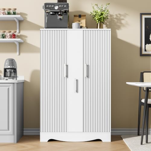 47“ Kitchen Pantry Cabinet Storage with Pull Out Drawer
