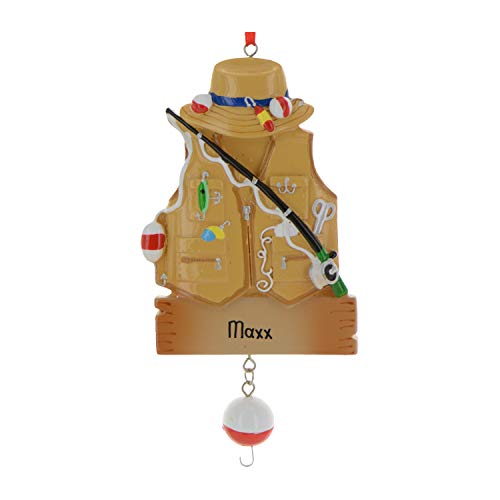 Personalized Gone Fishing Ornament 2026