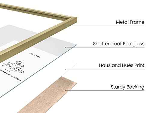 12x18 Gold Metal Picture Frames (6 Count)