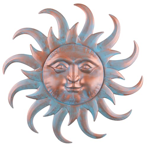 Sun Metal Wall Art Outdoor Decor