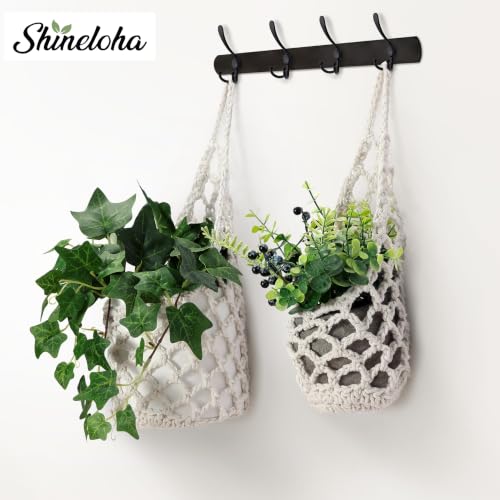 4 Pack Macrame Wall Plant Hanger for 6" & 4 in