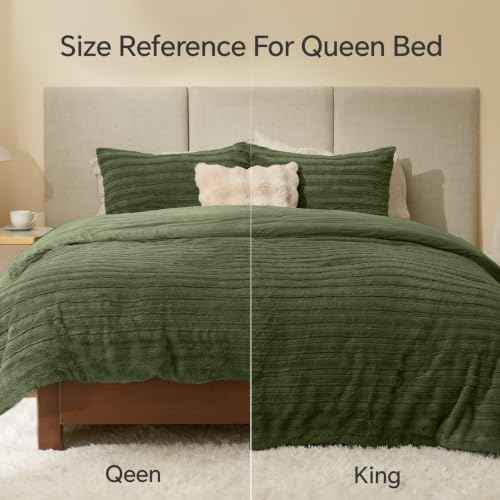 Faux Fur King Size Comforter Set