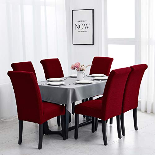 Christmas Chair Covers for Dining Room Set of 6