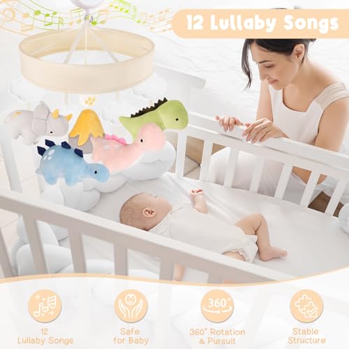 Dinosaur Crib Mobile