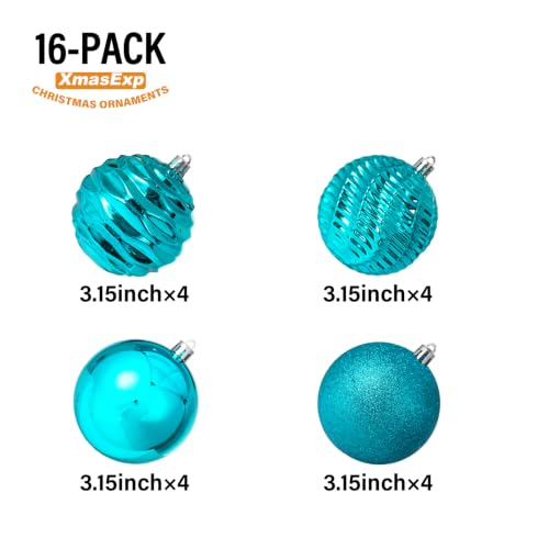 16ct Christmas Balls Ornaments (24 Count)