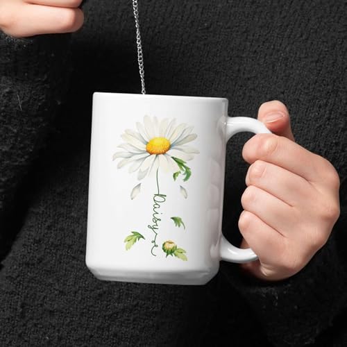 Lovely Daisy Flower Ceramic Mug