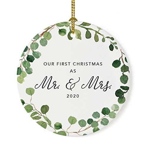 Custom Year Round Ceramic Porcelain Christmas Tree Ornament Keepsake Collectible Gift
