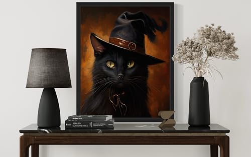 Witch Cat Poster Art Print