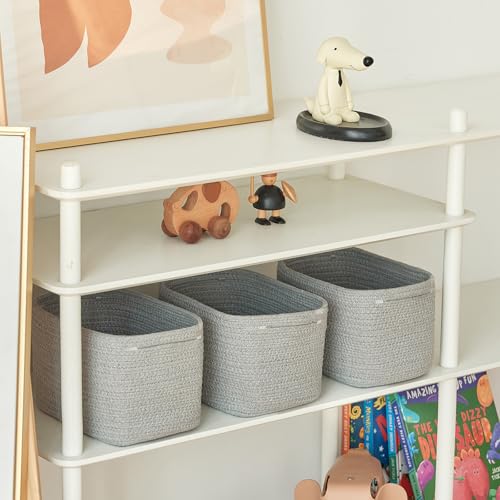 Small Cotton Rope Basket (3 Count)
