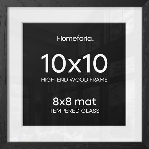 10x10 Black Oak Picture Frame
