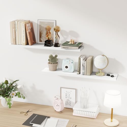 36Inch Floating Shelves for Wall 2 Pack Wood Shelves for Kitchen (2 Count)