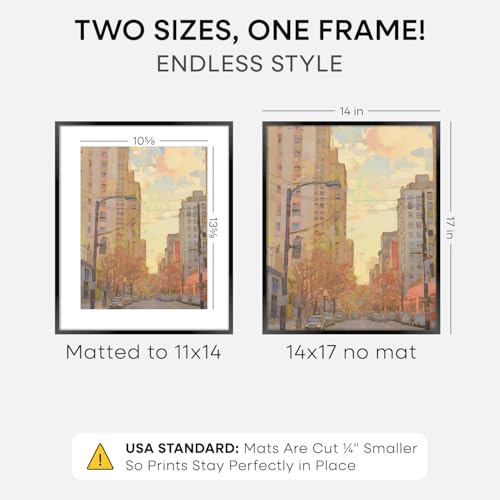 14x17 Black Picture Frame