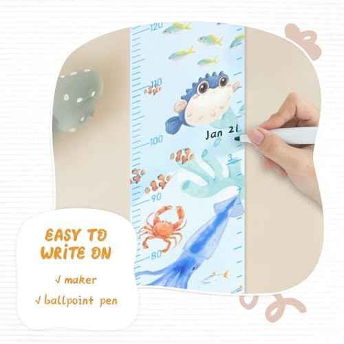Personalized Name Growth Chart Wall Decor for Kids