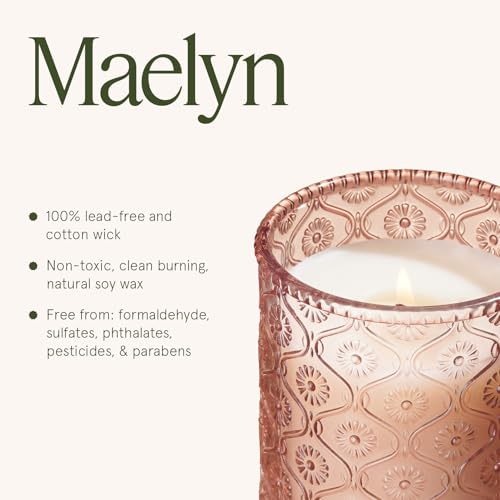 Cherry Sakura Scented Candles for Home (6 Ounce)