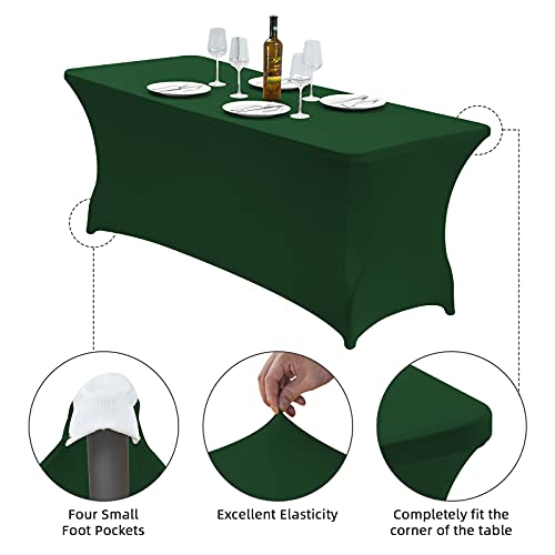 4FT Spandex Fitted Tablecloth