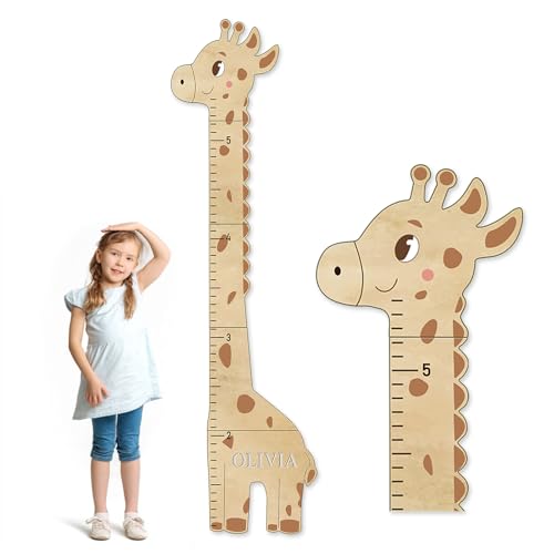 Personalized Name Kids Growth Chart For Wall