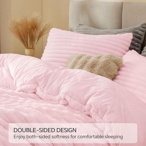 Fleece Full Comforter Set