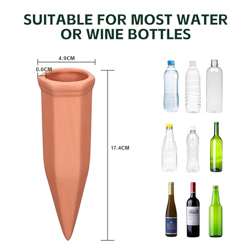 Terracotta Watering Spikes (4 Count)