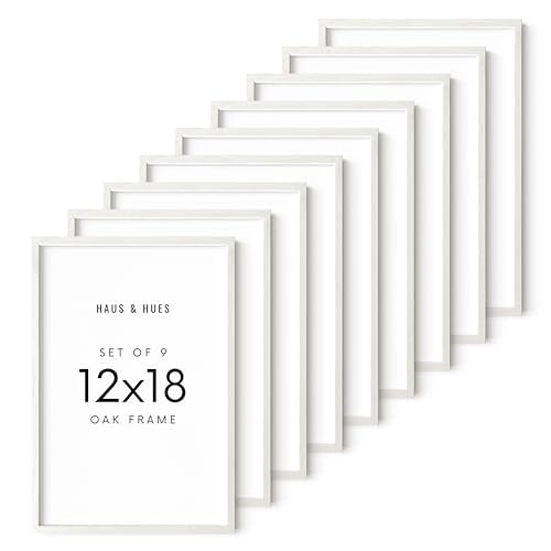 White Oak Wood 12x18 Picture Frames