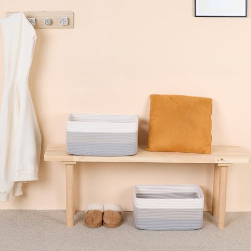 Large Storage Baskets for Shelves (3 Count)