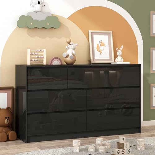 Black Malm Dresser for Bedroom