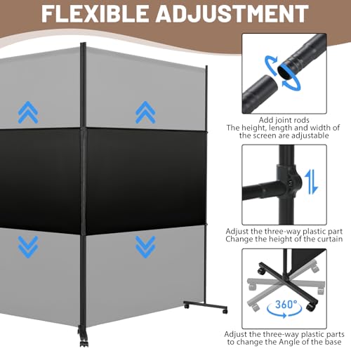 2 Panels Room Divider