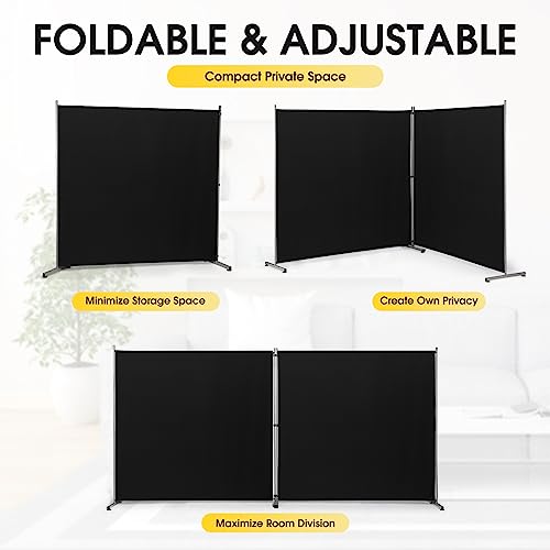 2 Large Panels Room Divider
