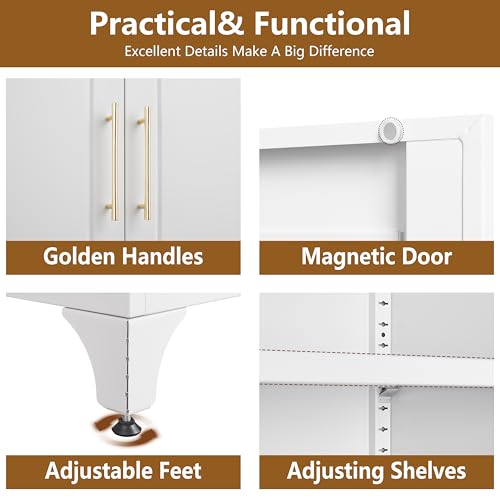 75" Metal Storage Cabinet