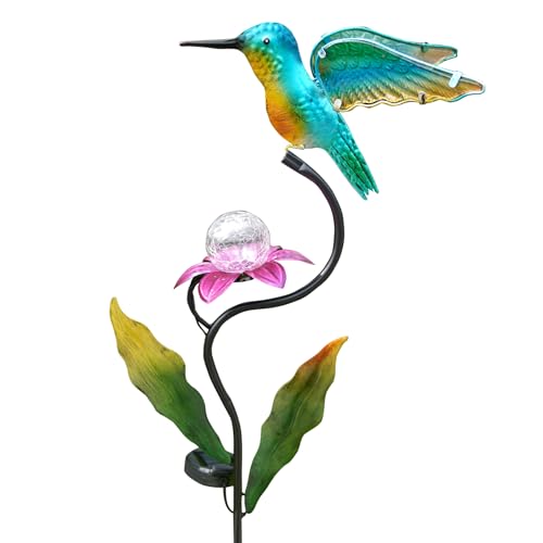 46 Inch Solar Hummingbird Lights