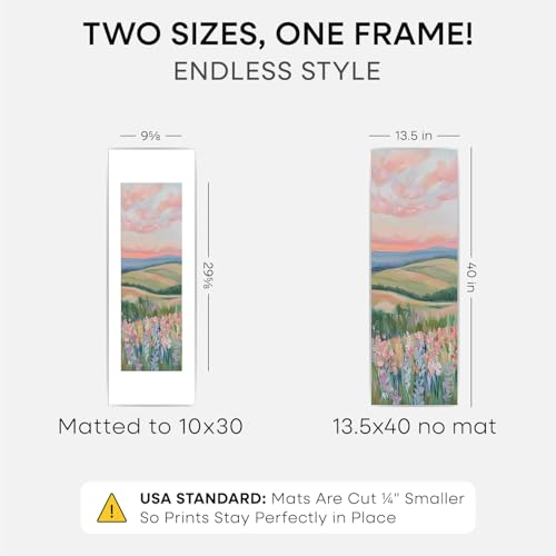 13.5x40 Silver Picture Frame
