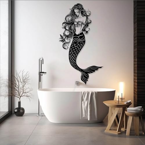 Mermaid Metal Wall Art