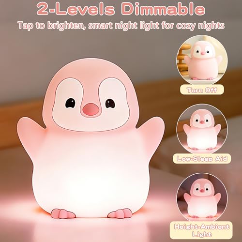 Penguin Night Light for Kids